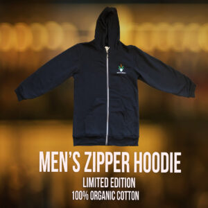 Men’s Black Zipper Hoodie