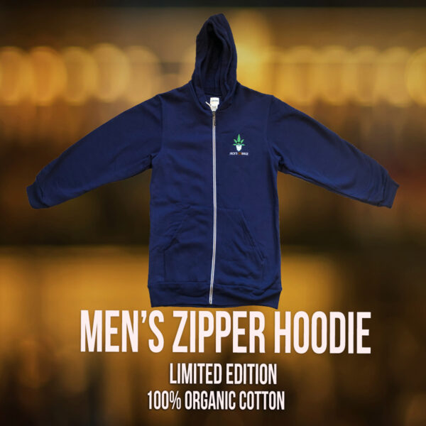 Men’s Blue Zipper Hoodie